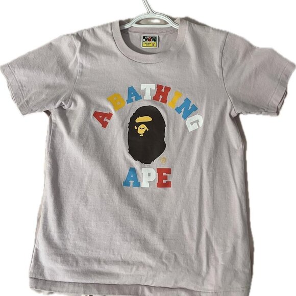 Light Purple BAPE Streetwear T-Shirt - Picture 1 of 1